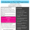 Sept-Peer Staff Supervision