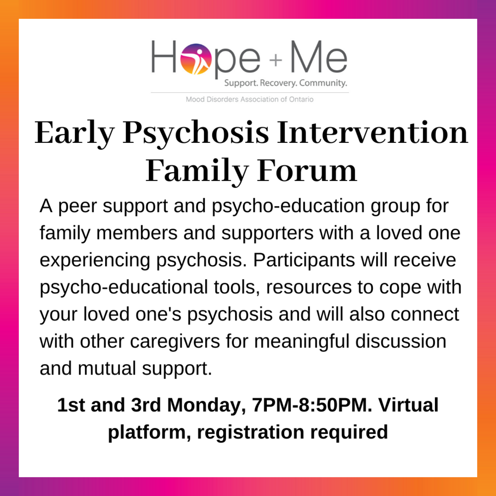 Early Psychosis Intervention Family Forum