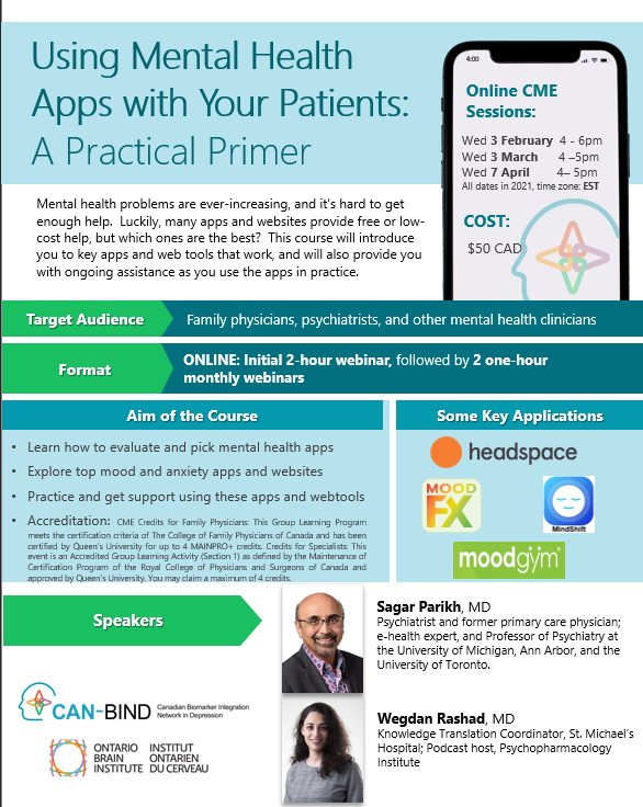 Using Mental Health Apps for Your Patients: CME Course