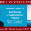 Complex &amp; Developmental Trauma workshop: Effective Strategies for Front-Line Workers