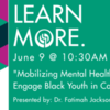 OASW OLC: Mobilizing Mental Health Research to Engage Black Youth in Care Settings - Free to RSWs/RSSWs in Ontario