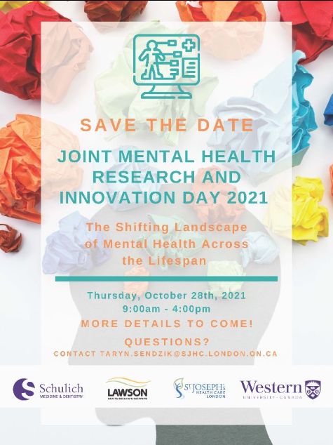 Save the date: Mental Health Research and Innovation Day: Shifting the landscape of mental health across the lifespan