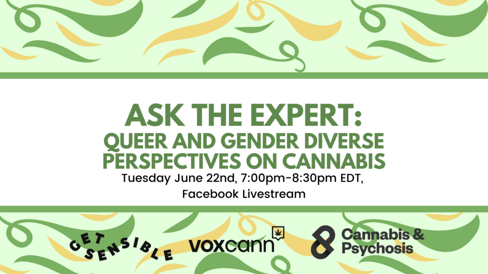 Ask the Expert – queer and Gender Diverse Perspectives on Cannabis