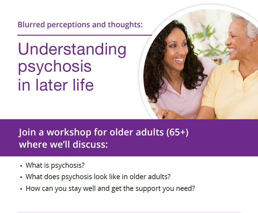 Understanding Psychosis in Later Life Workshop