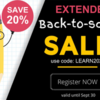 extended Back to school sale 2021