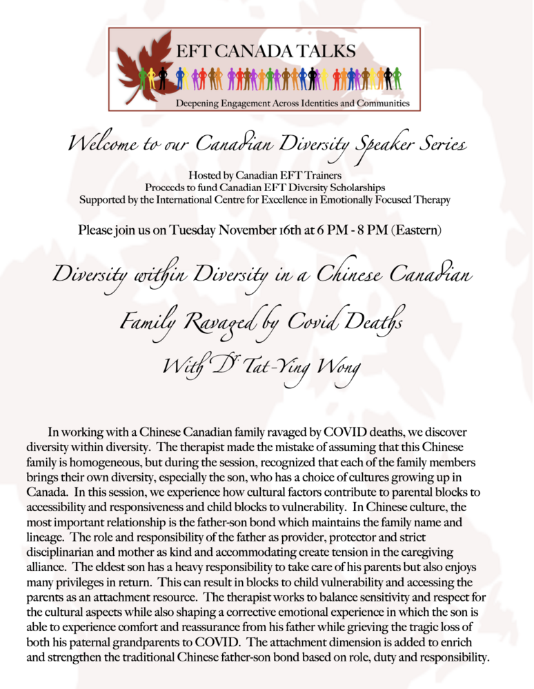 EFFT: Diversity within Diversity in a Chinese Canadian Family Ravaged by Covid Deaths
