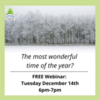 FREE Webinar: The most wonderful time of the year?