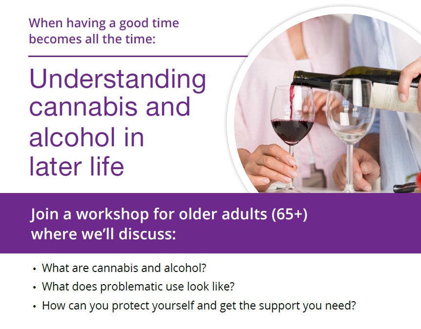 Understanding Cannabis and Alcohol in Later Life Workshop