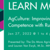 AgCulture: Improving Cultural Competence with Rural Clients