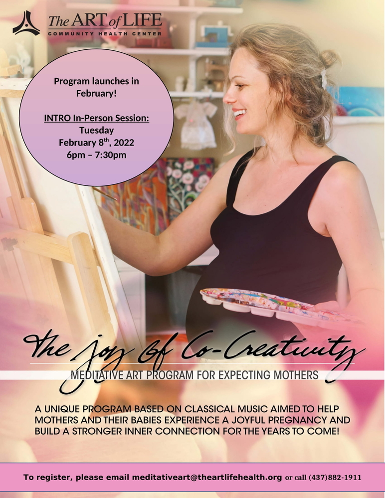 INTRO Session for Meditative Art for Expecting Mothers Program (In-person)