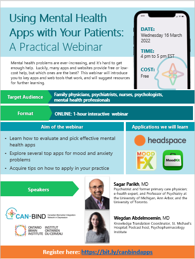 Free Workshop: Using Mental Health Apps with Your Patients: A Practical Primer