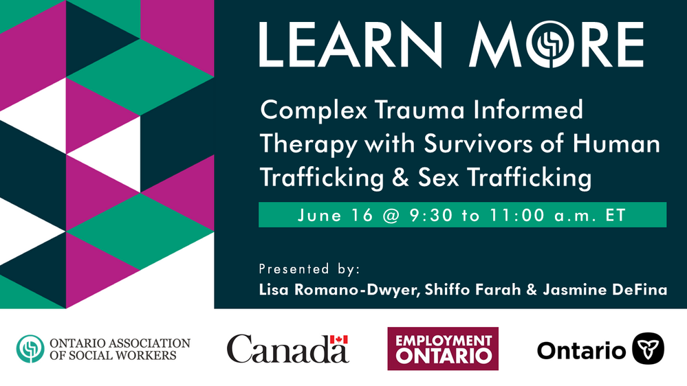 Complex Trauma Informed Therapy with Survivors of Human Trafficking &amp; Sex Trafficking