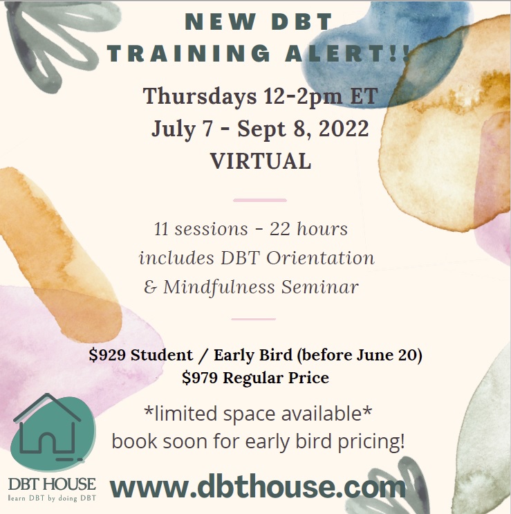 DBT Skills Training (Experiential) - for Clinicians &amp; Students