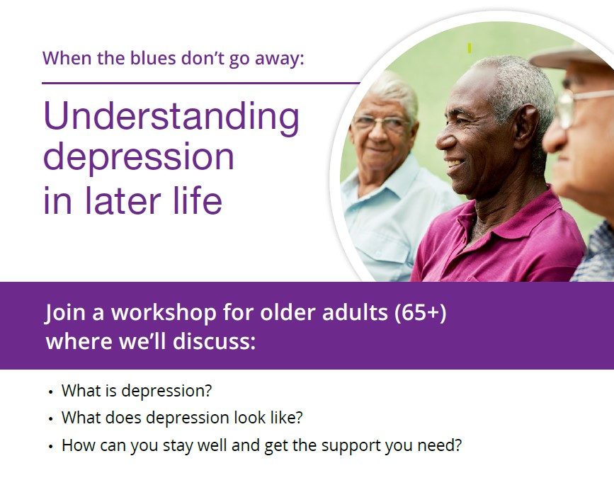 Understanding Depression in Later Life Workshop