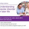 Understanding Bipolar Disorder in Later Life Workshop