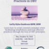 Leading Effective Mindfulness Practices in DBT