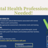 Poster for mental health professionals
