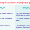 policy vs governance housing first