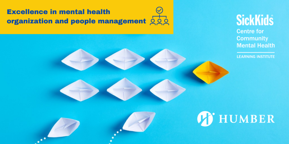 Excellence in mental health organization and people management - Micro-credential program