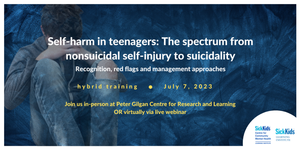 Self-harm in teenagers: The spectrum from nonsuicidal self-injury to suicidality | Hybrid Training