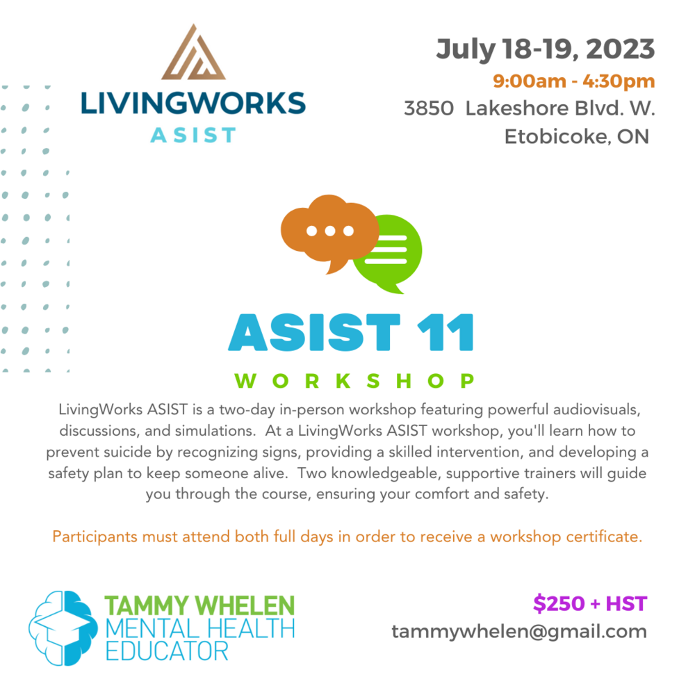 ASIST 2-Day Workshop:  In-person