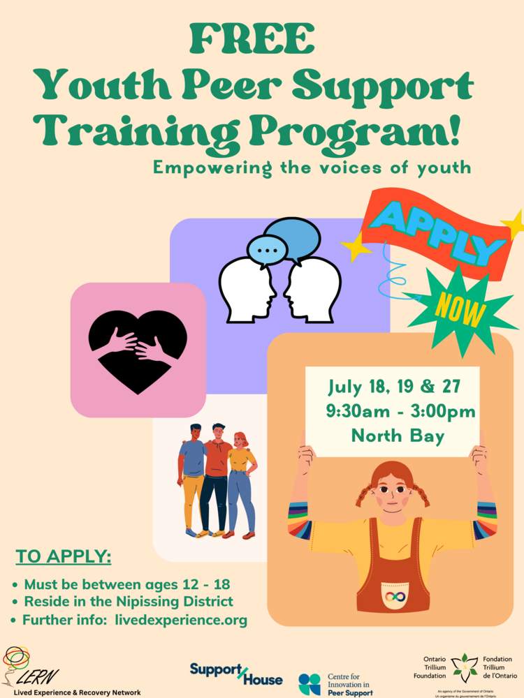 FREE! Youth Peer Support Training Program