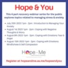 Hope &amp; You - Managing Your Anxiety