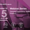 CICMH Webinar: Thriving Classrooms: Toolkit in Practice