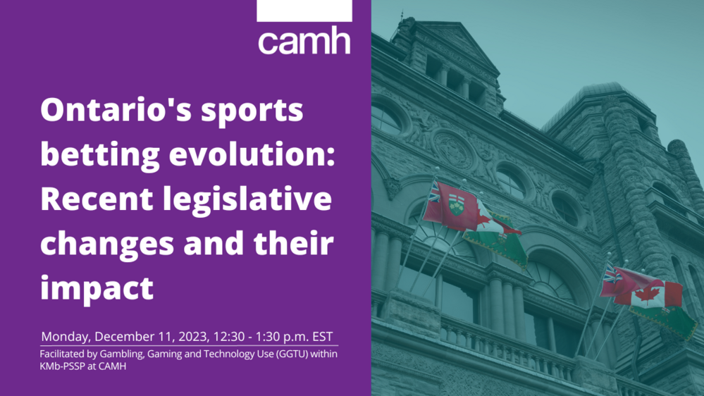 GGTU Webinar: Ontario's Sports Betting Evolution: Recent Legislative Changes and their Impact