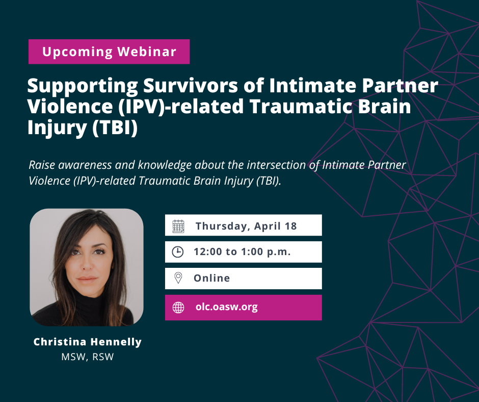 Supporting Survivors of Intimate Partner Violence-related Traumatic Brain Injury