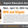 Sashbear Expert Education Series: BPD and Stigma with Dr. Amanda Uliaszek