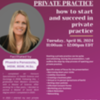 FREE Virtual Lunch ‘n Learn on « How to Start and Succeed in Private Practice »