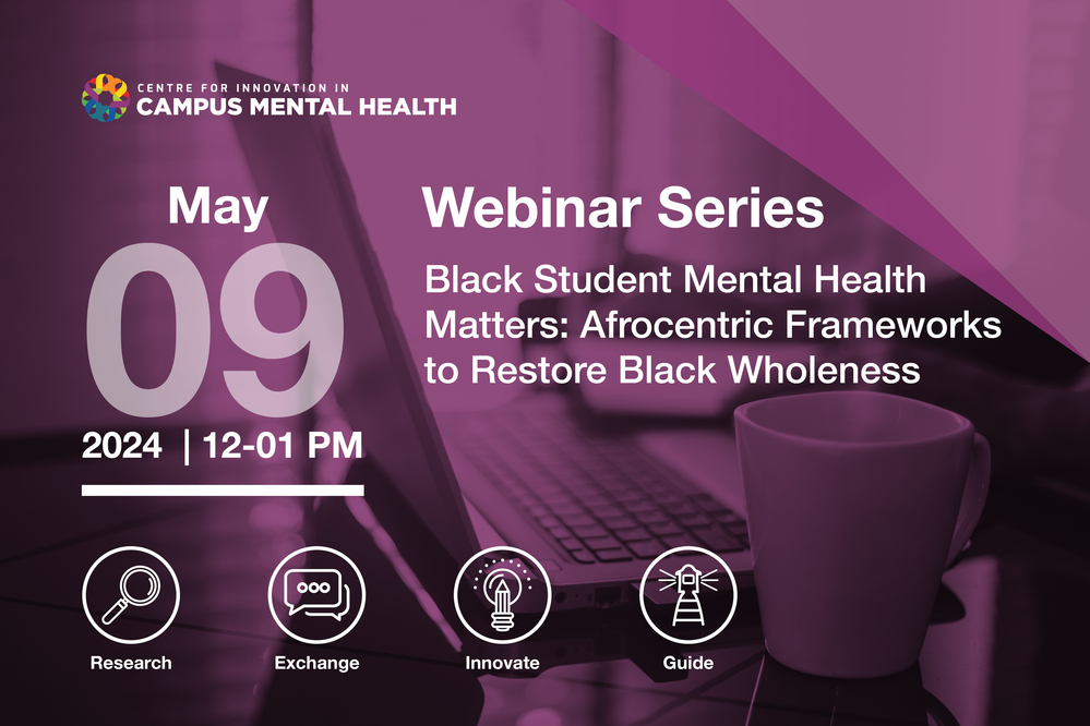 CICMH Webinar: Black Student Mental Health Matters: Afrocentric Frameworks to Restore Black Wholeness