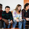 youth playing video games