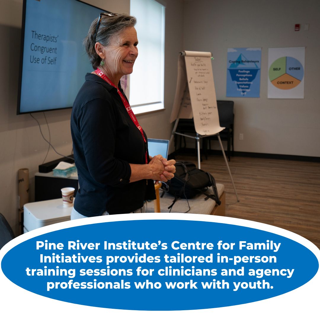 Clinician speaking at Pine River Institute: Working with Families Clinical Training Program