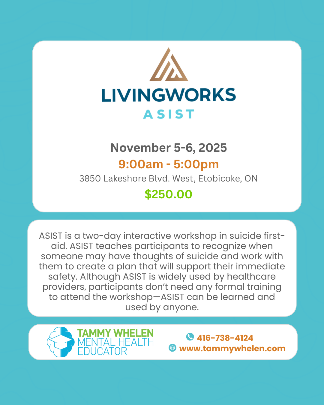 ASIST 11 Workshop - November 5-6, 2025