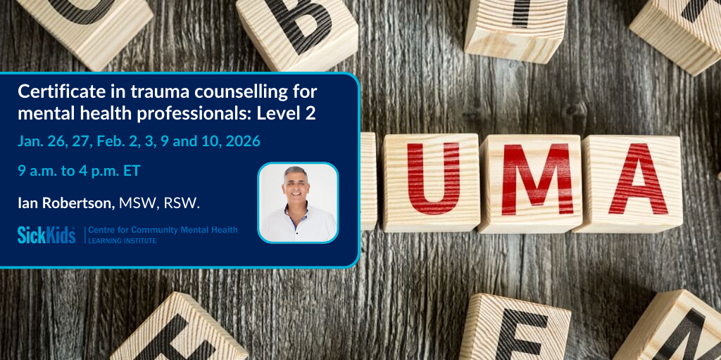 wooden building blocks spelling trauma