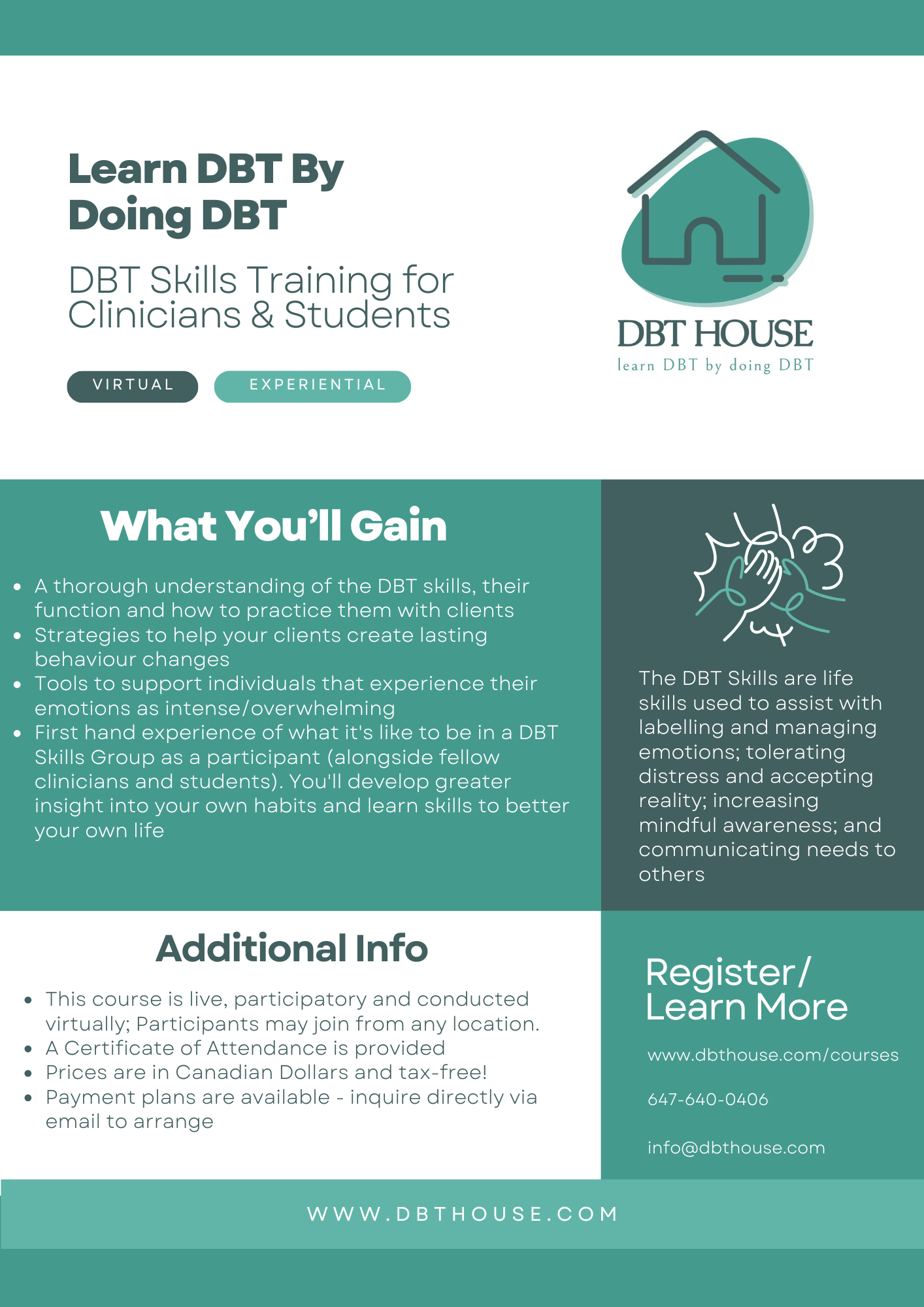 DBT Skills Training for Clinicians and Students | EENet Connect